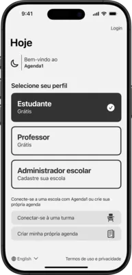 Agenda X app screenshot