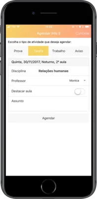 Agenda1 app screenshot
