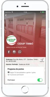 Bee Pontos app screenshot