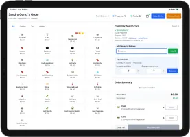 Ciao Ciao Café POS customer lookup